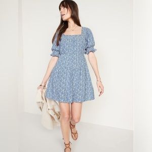 Old Navy Embroidered Mini Dress